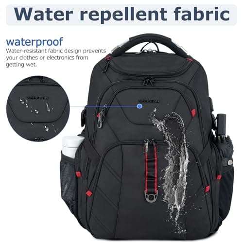 VANKEAN Travel Laptop Backpack 17.3Inch Computer Backpack Men Business Work — view 6