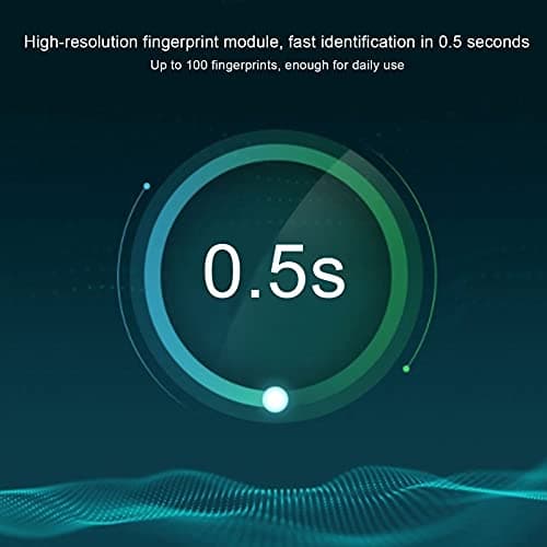 OEBUAFI IP65 Fingerprint Bluetooth APP Lock Permanent Authorization for Luggage, Portable USB Charger for Dormitory, High‑Resolution Module for Warehouse — view 4