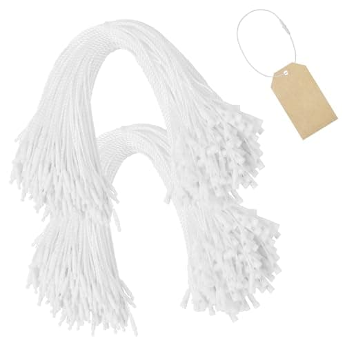 Flintronic 400PCS Nylon String for Hang Tags, Disposable Cotton Hang Tag