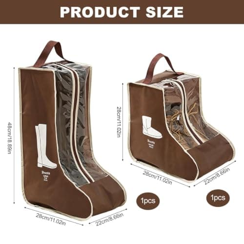 2 Set Boot Storage Bag for Travel and Daily Use — view 3