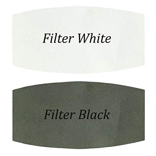 LTG PRO® Black Soft Face Cover with 10 Filters Respirator Cotton Textile Cycling Anti-Dust Quick Dry Washable Reusable (Mask with 10 Filters) — view 4