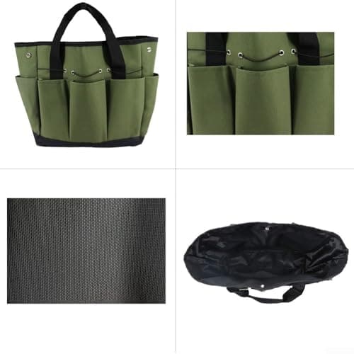 Gardening Tool Bag with Multi Pocket Organizer, Large Capacity Tote — view 5