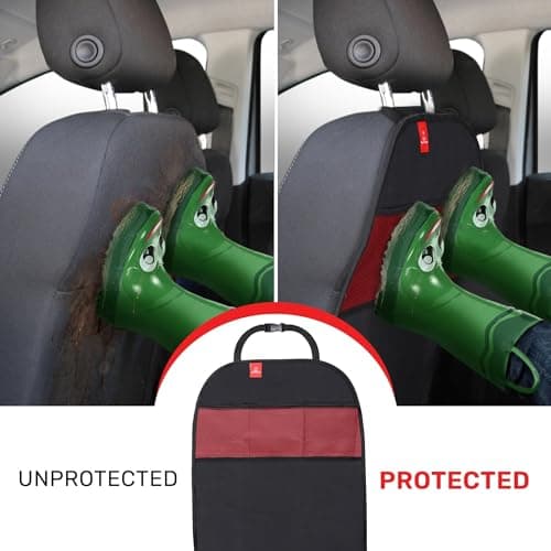 Royal Rascals - Car Seat Kick Mats - 2 Pack - Waterproof Back Seat Guard — view 2