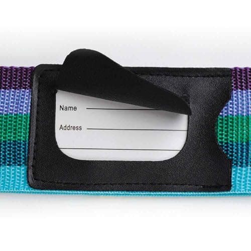Travel Blue Luggage Straps - 3 Dial Combination Suitcase Straps, Multicolour, 200cm Length, Secure Your Belongings with High-Impact Buckle and Integrated Address Label, Fits All Luggage Sizes — view 6