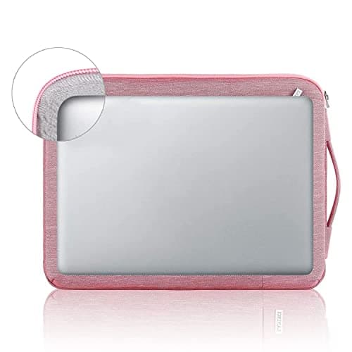 LANDICI 11-12 Inch Laptop Sleeve, Laptop Case, MacBook Case, Pink — view 4