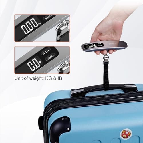 GRIFEMA GA2006 Digital Luggage Scale 50kg/110lb Silver — view 2
