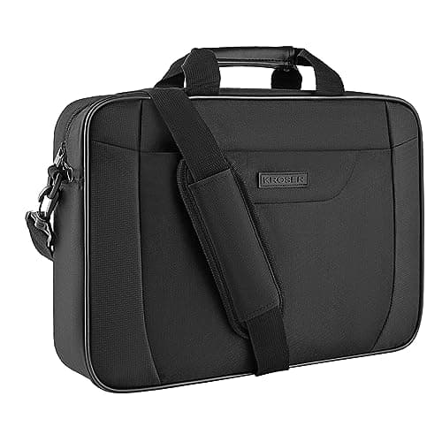 KROSER Laptop Bag 15.6 Inch Briefcase Laptop Shoulder Messenger Bag Office