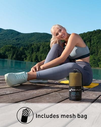 Fit-Flip Microfibre Towel - Compact, Ultra lightweight & Quick dry — view 6