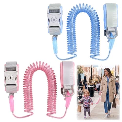 2 Pcs Anti Lost Toddler Wrist Reins Toddler Wrist Strap for Walking