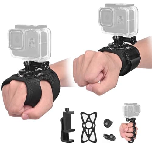 ShipeeKin Action Camera Hand Mount Wrist Strap Armband
