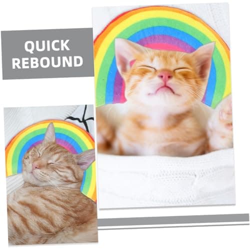 BESPORTBLE 6 Pack U Shaped Catnip Pillow for Cats, Soft Polyester and Pp Cotton Cat Neck Support Cushion, Washable Calming Pillow for Sleeping Area and Indoor Resting — view 4