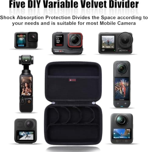 XANAD Hard Camera Case for GoPro Hero/DJI Osmo Action/AKASO Action Camera — view 2