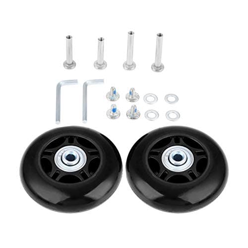 Mtsooning 2Pcs Suitcase Wheels Replacement,80x24mm Luggage Wheels