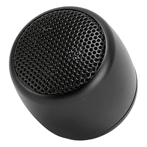 Culnflun 1 Pack Bluetooth Speaker Heavy Subwoofer Portable Wireless Speaker, Metal Compact Travel Speaker for Phone Tablet PC (Black) — view 3