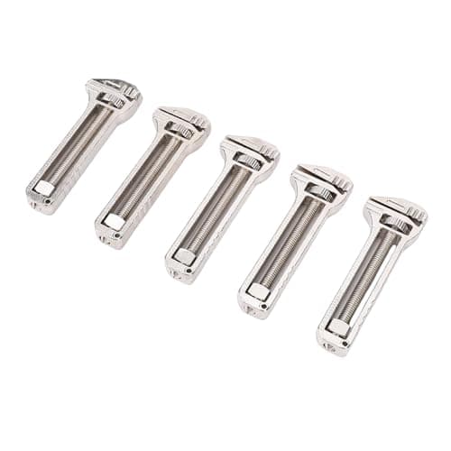 Marhynchus Multi Tool Wrench, Alloy Steel Small Adjustable Wrench, 5 Pack for Home, Camping and Outdoor Activities — view 3