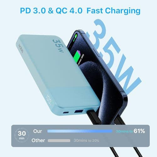 NOBIS Portable Charger 35W 10000mAh Power Bank Fast Charging — view 2