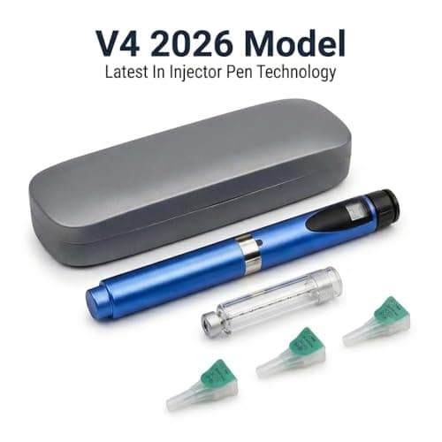 Reusable Peptide Insulin Pen with Magnetic Travel Case, Three Measuring Syringes and 3ml Refillable Glass Cartridge - By Signature Peptides — view 5