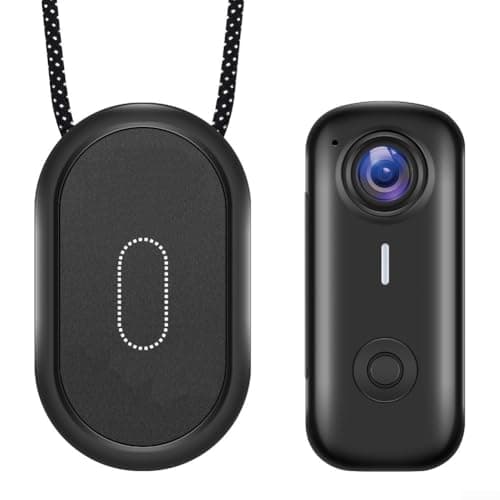 2K Body Camera, 1080P Magnetic Wearable Action Camera, Hands-Free Thumb pov Cameras With Motion Detection, Portable Vlogging Video Recorder For Sports, Work, Travel, Pet Recording(Black)