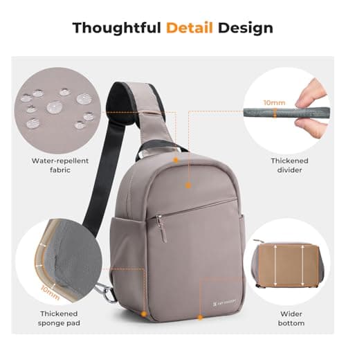 K&F CONCEPT Lightweight Camera Bag for Photographers Camera Sling Bag — view 4