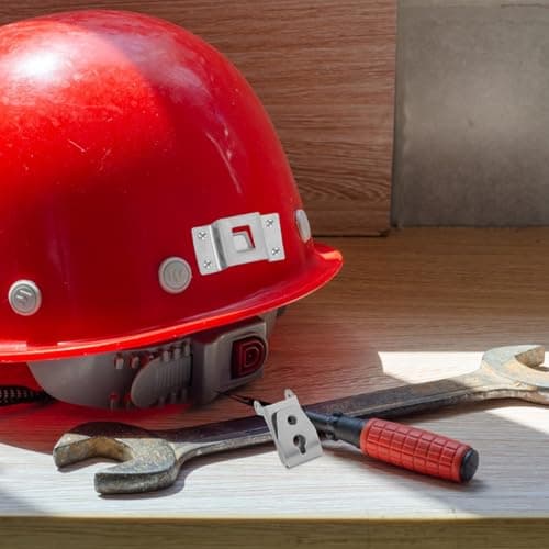 Detachable Hard Hat Headlamp Clips for Mining Work Stainless Steel — view 6
