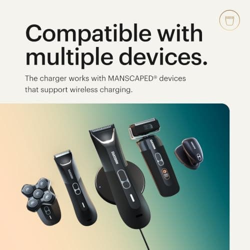 MANSCAPED® The Throne™ Wireless Charging Pad - Universal Charger Compatible with MANSCAPED® Devices — view 4