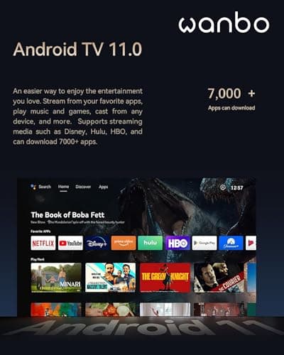 Wanbo Cube 2 Pro Smart Projector with Android TV & ToF Auto-Focus, Green — view 3