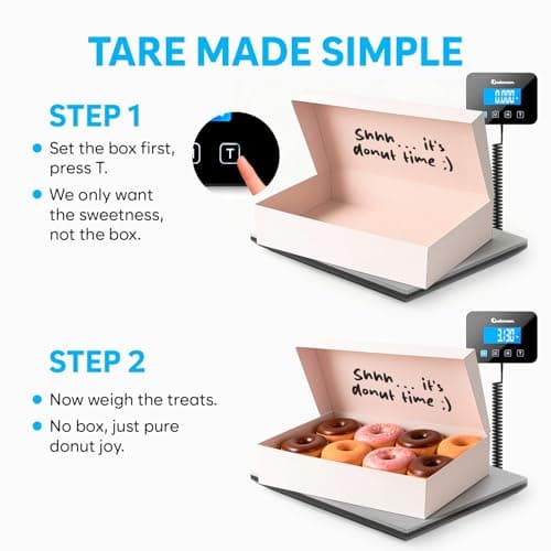 Parcel Scales - 300 kg - Heavy-Duty & High Accurate Digital Postal Scale with Hold/Tare Function - Perfect for Packages, Luggage, Industrial Use - Battery & Cable Included - Silver — view 6