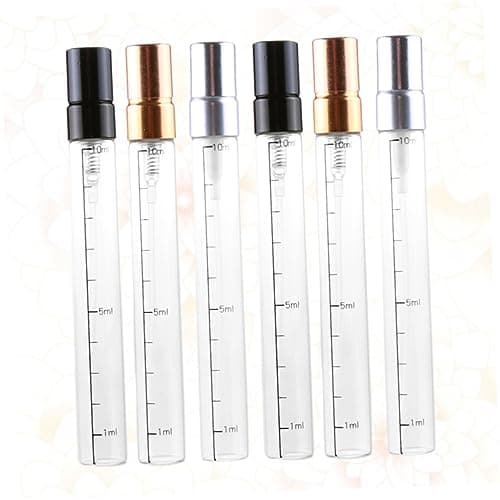 Healeved 6 Pack 10ml Glass Spray Bottle with Scale for Beauty Use — view 6