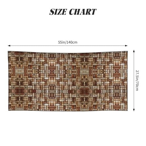 Dexnel Wine Cork Printing Oversized Beach Towel Lightweight Bath Towel Swim Towel Peach Skin Velvet Quick Dry Towels — view 2