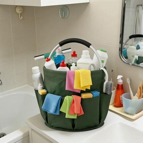 Esoes 17L Garden Tool Bag with Handle Drawstring Closure & 2PCS Grip Gloves — view 6
