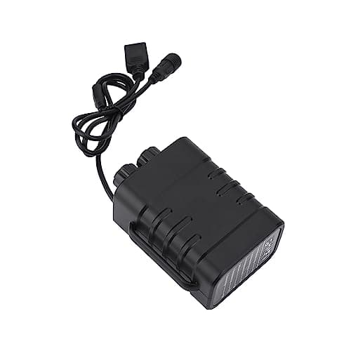 POENVFPO Battery Case, Battery Charger Box Waterproof Battery Pack with DC and USB Connectors for Bicycle Lamp and Smartphone