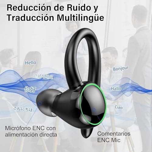 PEFUPEW AI Real Time Translator Headphones, 164 Language Translators Headphones, Instant Voice Translator Bluetooth 5.4, 3 in 1 Translation Headphones for Travel Business and Learning — view 4