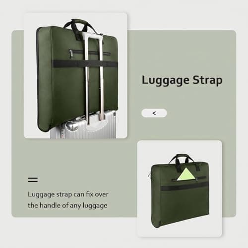 MATEIN Suit Carrier for Men, Travel Garment Bags with Strap for Business — view 6