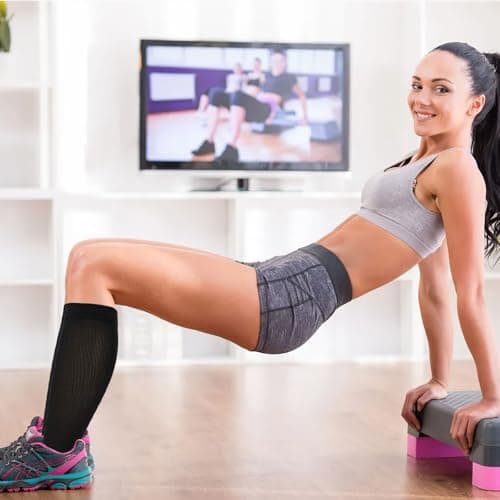 Flight Compression Socks for Women & Men, 2 Pairs Supports Socks — view 5