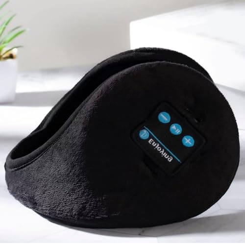 Buhygn Wireless Ear Warmers Warm Wireless Adjustable Unisex Earphones — view 2