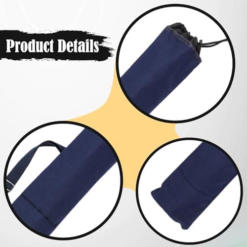 harayaa Fishing Bag Durable Foldable Fishing Tackle Bag Camping Canvas Case Holder Travel Boxes Sunshades Fishing Tackle Bag, 140cm Blue2 — view 4