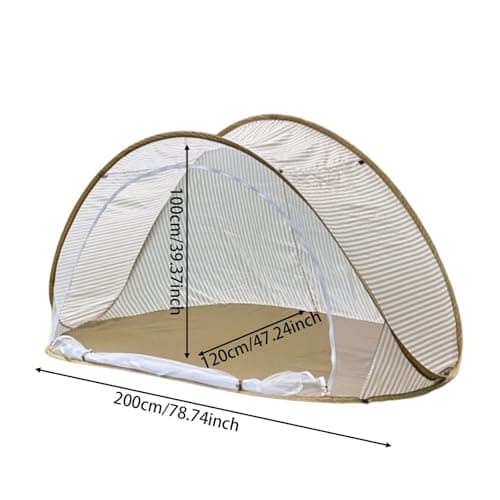 Pop Up Beach Tent with UPF 50+ UV Protection Portable Lightweight Sun Shelter for Infants Toddlers, Instant Automatic Pop-Up Shade Canopy for Outdoor Camping, Park, Garden, Picnic — view 5