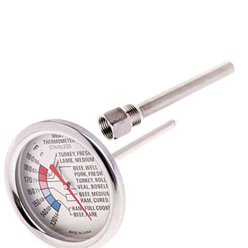 Fits for Temperature Sensors Stainless Steel Thermowell 1/2" NPT Threads for Temperature Sensors Immersion Sleeve Pocket — view 3