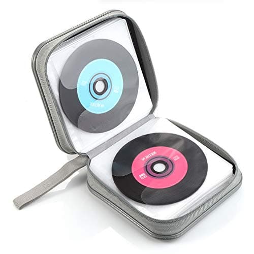 alavisxf xx CD Case, 48 Capacity Hard Plastic Portable CD Organizer Holder — view 6