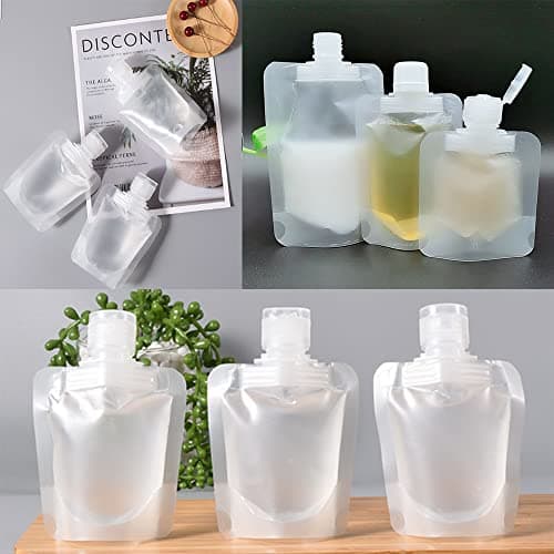 9 Pcs Travel Fluid Bags Transparent Travel Fluid Dispensing Packing Bag — view 4