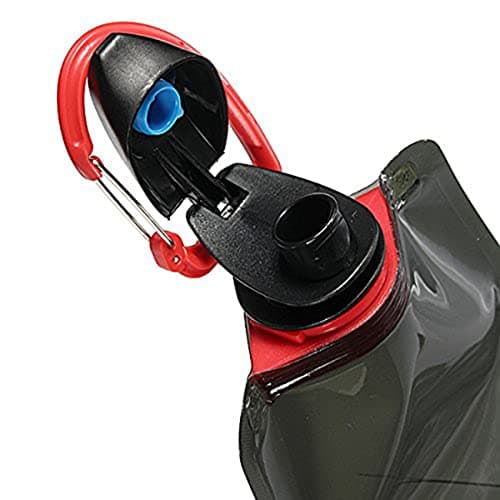 Rdjumpdjo 4Pc 700 ML Foldable Reusable Water Bag Drink Bottle Free Bicycle Bottle Black — view 2