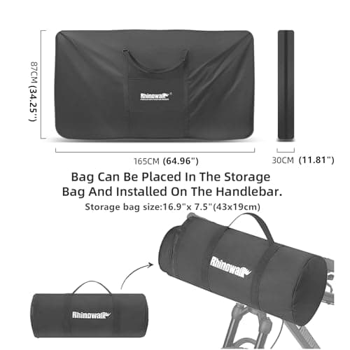 SUNTTELF 29 inch Bike Travel Bag Bike Storage Bags Folding Bicycle Case Fits 29 inch,27.5inch,700C or Below Bikes, Bicycle Transport Case — view 2