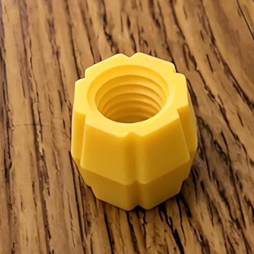 2Pcs Toothpaste Refill Adapter Compact Refillable Travel Bathroom Converter Toothpaste Squeezer Adapter,Toothpaste Transfer Tool No-Leak Toothpastes Tube Adapters for Bathroom Travel (Yellow) — view 4