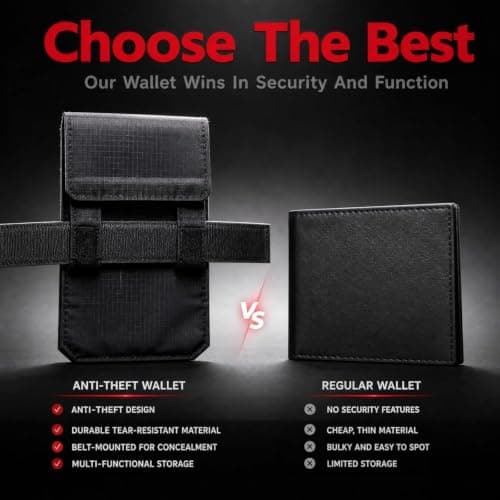 Banxidi 3-in-1 Hidden Pocket,Close-Fitting Anti-Theft Protection — view 2