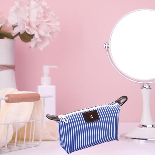 6 PCS Makeup Bags Travel Toiletry Bag Pouch Purse Mini Make Up Bags Zipper Pouch Cosmetic Bag Makeup Bag for Handbag Travel Accessory for Women Girls Travel Essentials — view 6