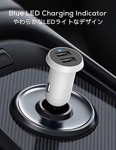 Cigarette Lighter Car USB Charger, 3 Pack Mini USB Car Charger 2 Port 5V 3.1A Car Adapter Compatible with iPhone 11 / X / 8S / 7, Samsung Galaxy S10 S9, LG, Huawei and More — view 5