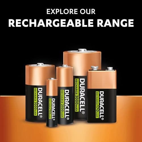 Duracell Rechargeable AA and AAA Batteries (Pack of 4 + 4), 1300mAh NiMH, 750mAh NiMH, pre-charged, Longest Lasting Power — view 6
