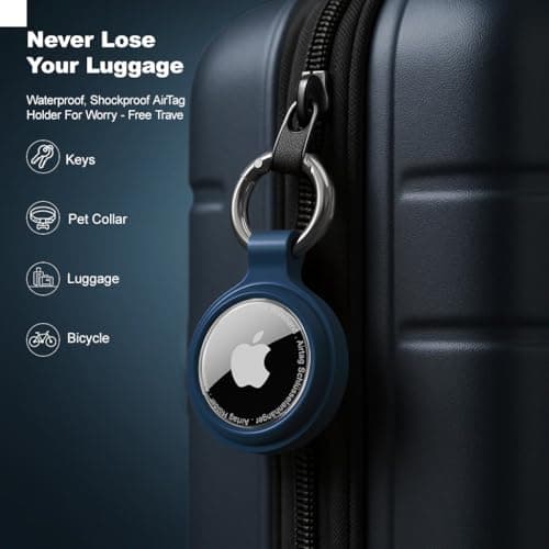 AirTag Holder Keyring, 4-Pack IP67 Waterproof Case for Apple AirTag 1 & 2 — view 4