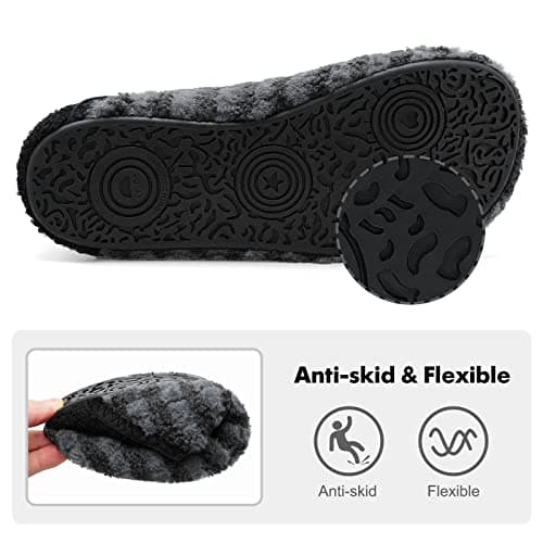 XIHALOOK Slippers for Women Men Cozy House Shoes Slip on Indoor Barefoot — view 5