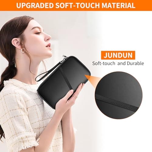 JUNDUN Fireproof Family Passport Holder Travel Wallet for 4 with RFID — view 4